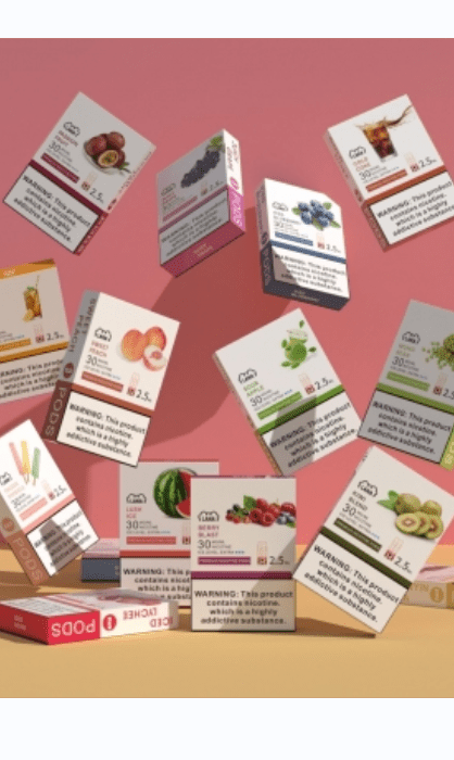 LANA 一代專用煙彈｜三入裝｜2.5ML｜35款風味與LED發光效果